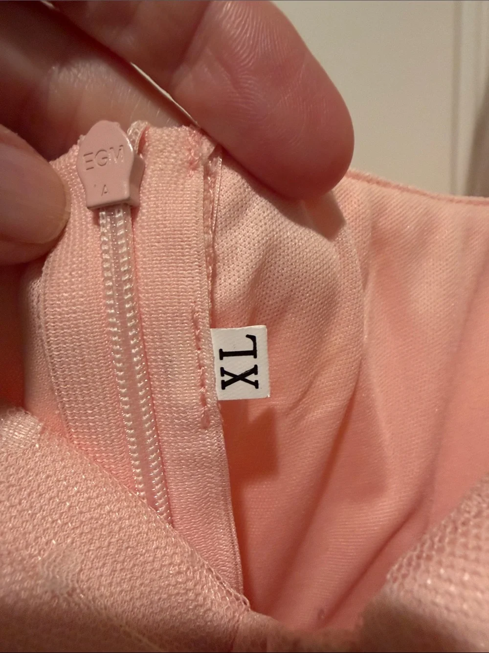 SHEIN Delicate Pink Mesh dress with Polka Dot Detail
